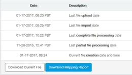File Upload Log