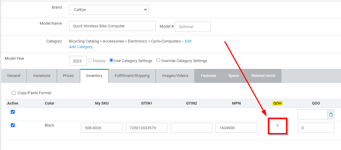 Available Inventory Inventory Management